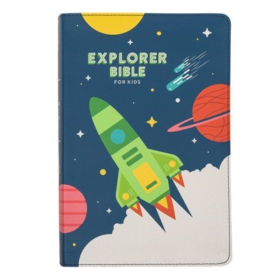 CSB Explorer Bible For Kids-Blast Off LeatherTouch