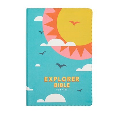 CSB Explorer Bible For Kids-Hello Sunshine LeatherTouch