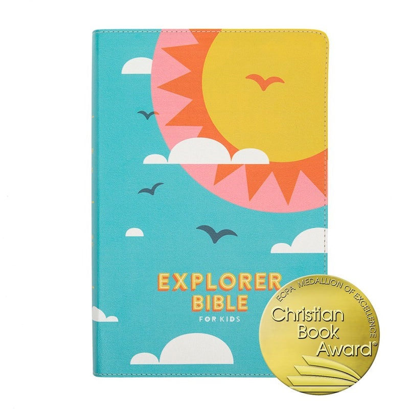 CSB Explorer Bible For Kids-Hello Sunshine LeatherTouch Indexed