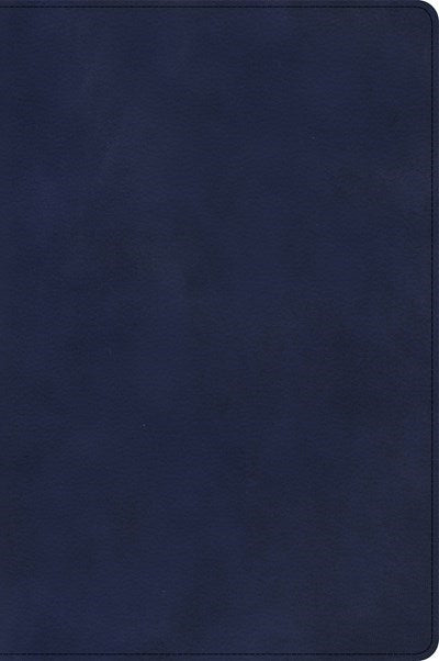 CSB Large Print Thinline Bible-Navy LeatherTouch