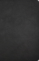 KJV Thinline Bible-Black Genuine Leather