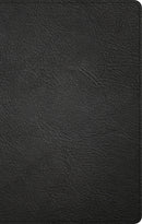 KJV Thinline Reference Bible-Black Genuine Leather