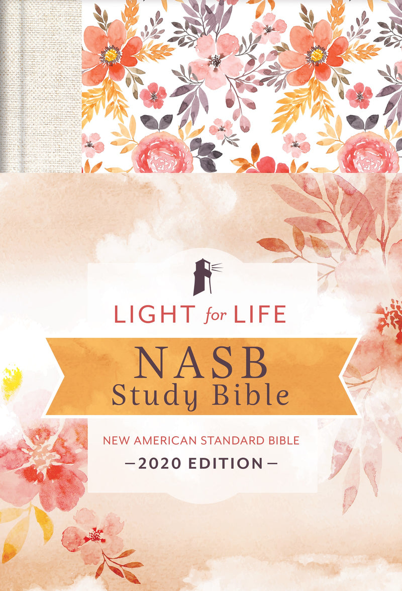 NASB 2020 Light For Life Study Bible-Golden Field Hardcover