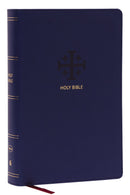 NKJV Personal Size Large Print Reference Bible (Comfort Print)-Blue Leathersoft