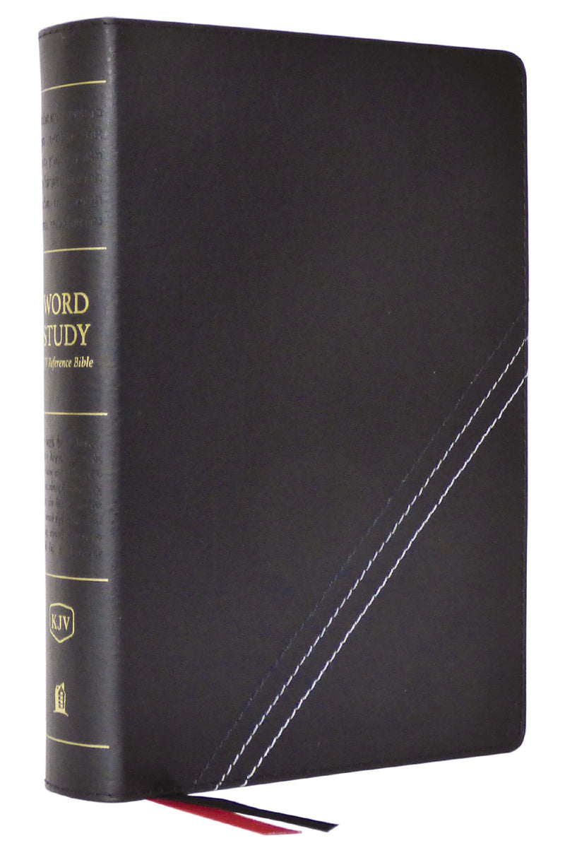 KJV Word Study Reference Bible (Comfort Print)-Black Bonded Leather