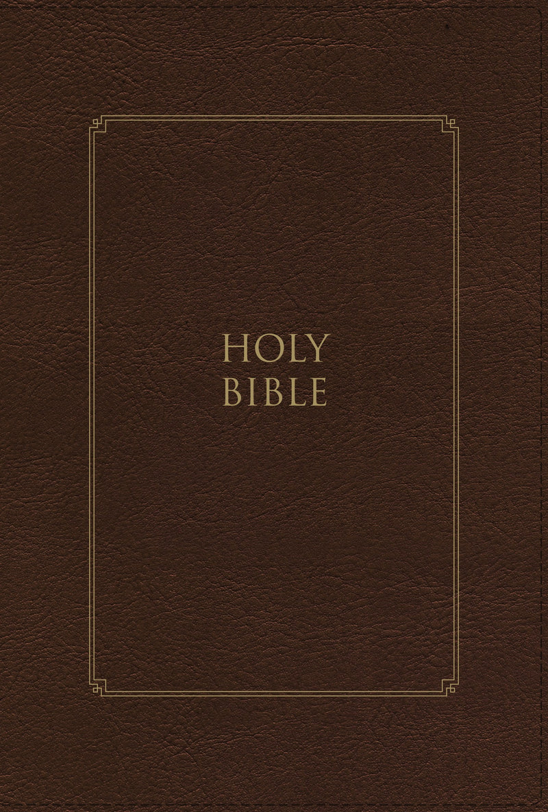 KJV Thompson Chain-Reference Bible/Large Print (Comfort Print)-Brown Leathersoft Indexed