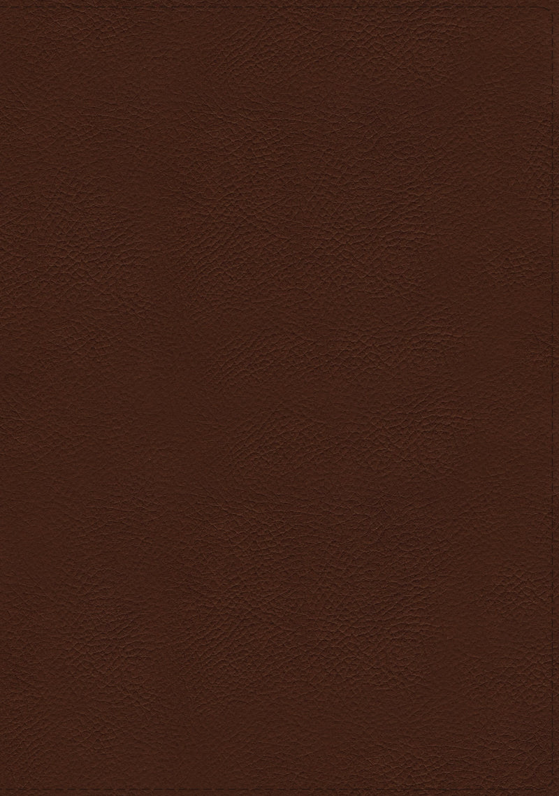 KJV Thompson Chain-Reference Bible (Comfort Print)-Brown Genuine Calfskin Leather Indexed