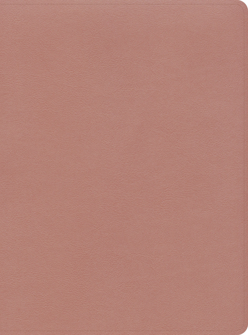 CSB Study Bible-Rose Gold LeatherTouch