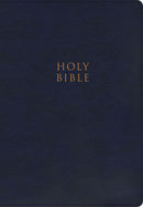 CSB Super Giant Print Reference Bible-Navy LeatherTouch Indexed