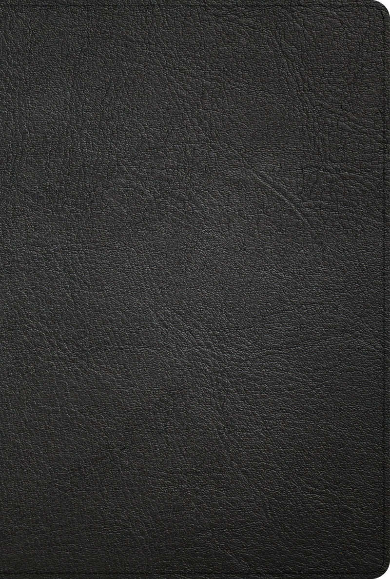 KJV Large Print Thinline Bible-Black Genuine Leather Indexed