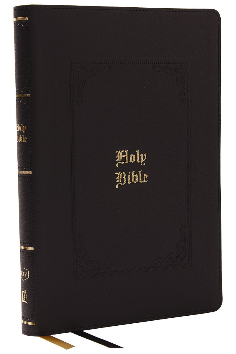 KJV Giant Print Thinline Bible  Vintage Series (Comfort Print)-Black Leathersoft
