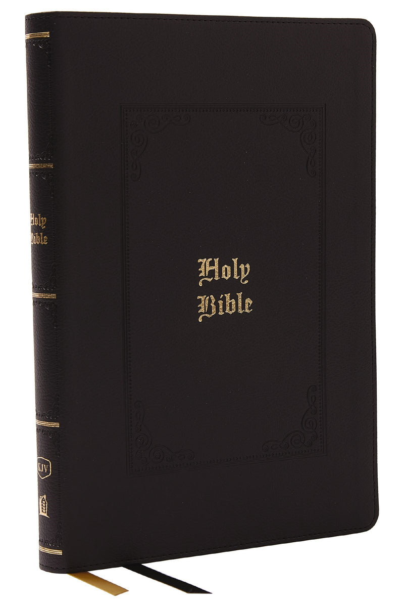 KJV Giant Print Thinline Bible  Vintage Series (Comfort Print)-Black Leathersoft Indexed