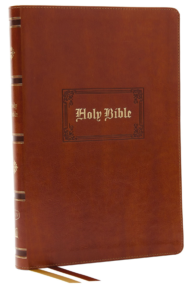 KJV Giant Print Thinline Bible  Vintage Series (Comfort Print)-Tan Leathersoft