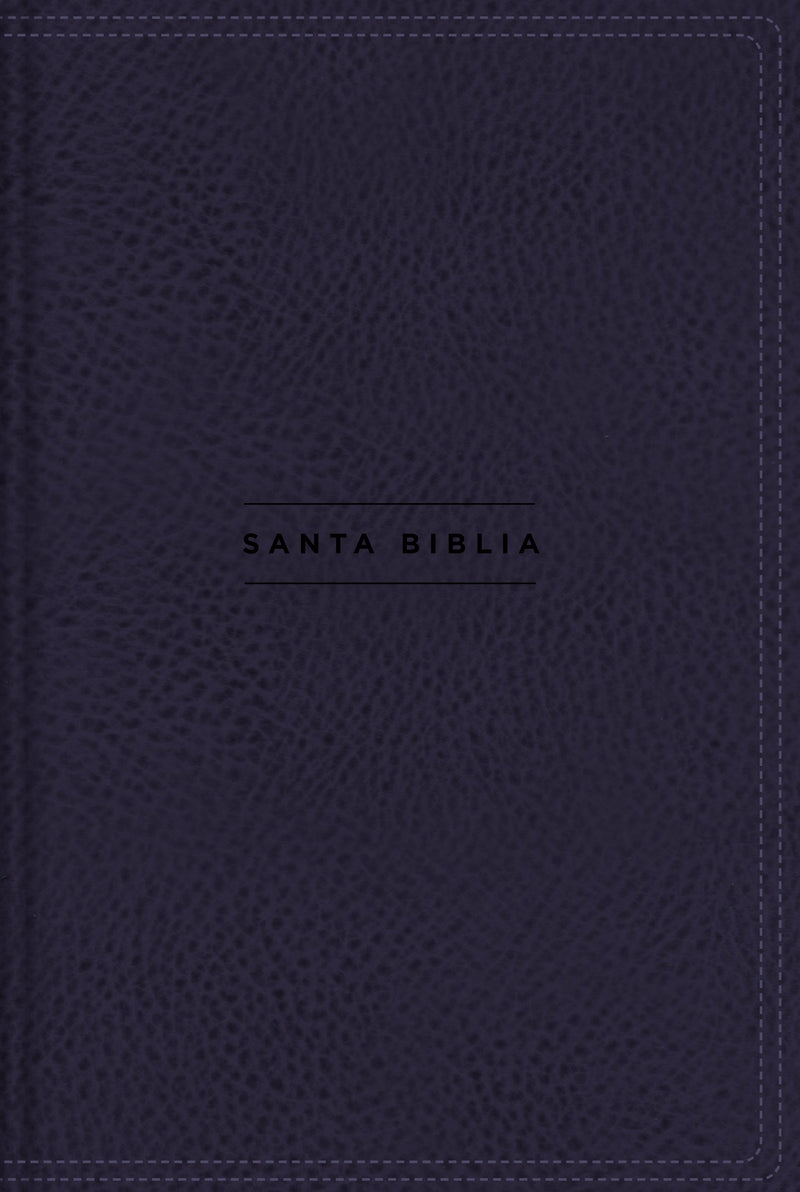 Span-NIV Single-Column Reference (Revised Text 2022)  (Santa Biblia  Una Columna Con Referencias)-Navy Leathersoft