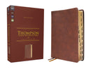 NKJV Thompson Chain-Reference Bible (Comfort Print)-Brown Leathersoft Indexed