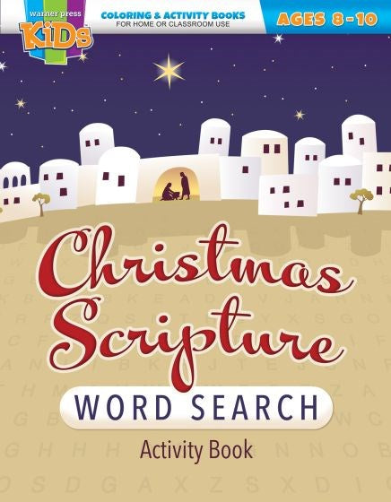 Christmas Scripture Word Search Activity Book (Ages 8-10)