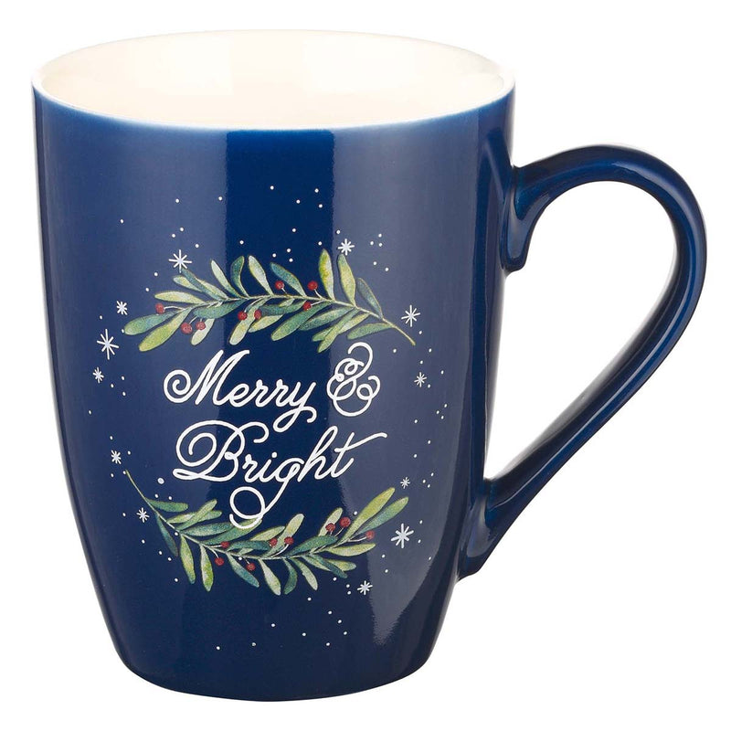 Merry & Bright Ceramic Christmas Mug