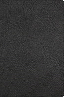 CSB Giant Print Reference Bible-Black Genuine Leather
