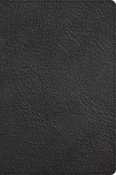 CSB Giant Print Reference Bible-Black Genuine Leather