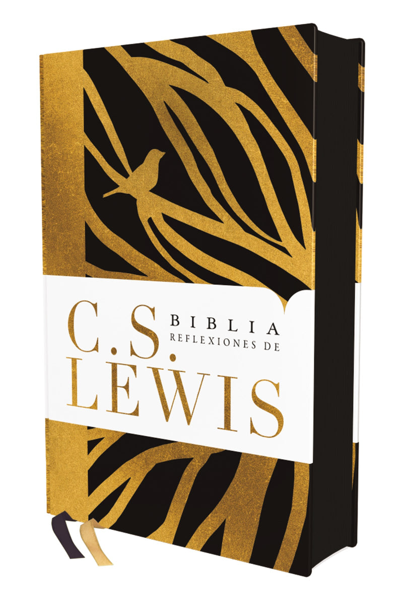 Span-RVR The C. S. Lewis Reflection Bible (Biblia Reflexiones de C. S. Lewis)-Black  Hardcover