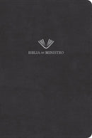 Span-RVR 1960 Minister's Bible  Amplified Version (Biblia del ministro  edicion ampliada)-Black Bonded Leather