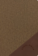 Span-RVR 1960 Hand Size Giant Print Bible (Biblia Letra Grande Tamano Manual)-Brown TwoTone LeatherTouch
