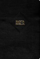 Span-RVR 1960 Hand Size Giant Print Bible (Biblia Letra Grande Tamano Manual)-Black Bonded Leather