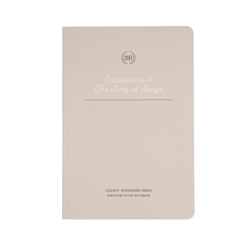 LSB Scripture Study Notebook: Ecclesiastes & Song of Songs