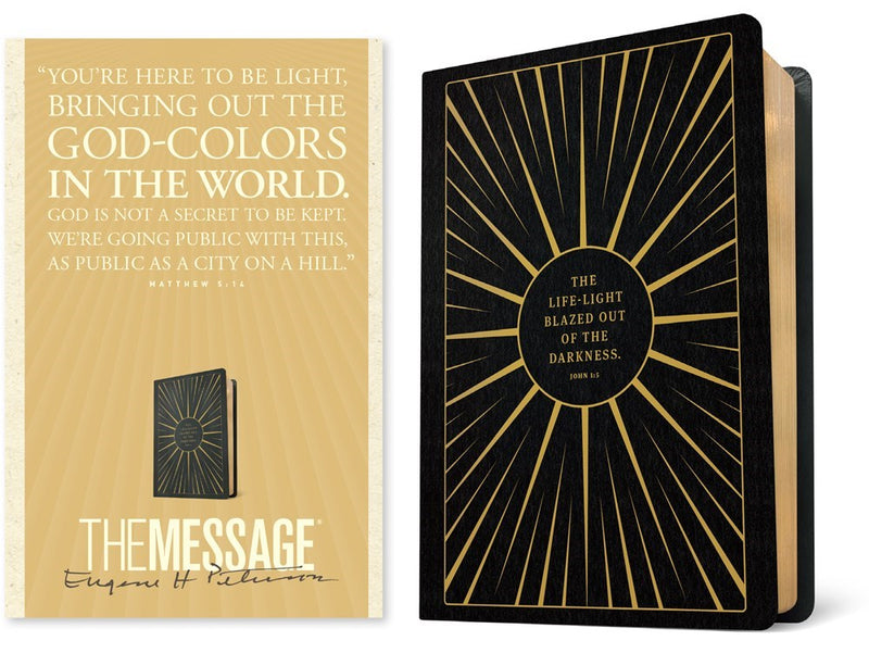 The Message Anniversary Edition-Life Light Black Leather-Look