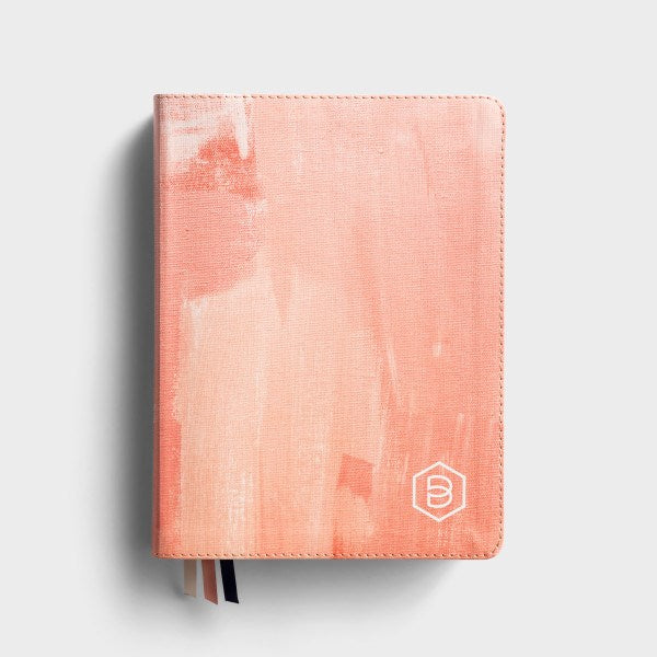NLT One Step Closer Bible-Pink Watercolor Leatherlike