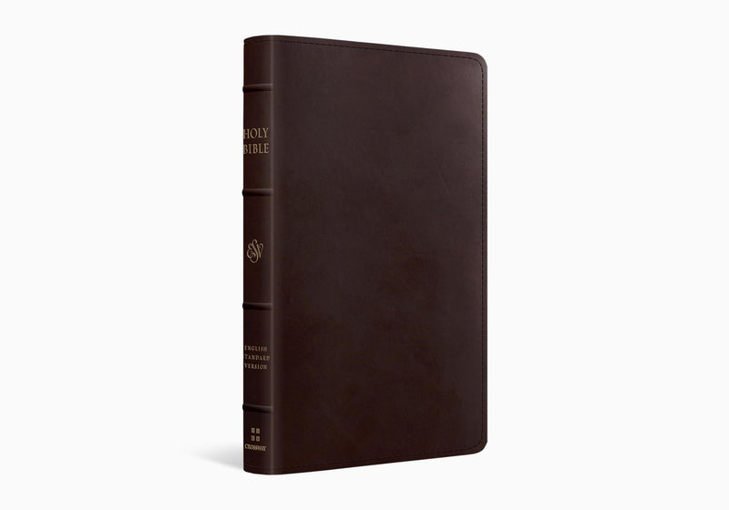 ESV Heirloom Bible (Omega Edition)-Brown Wellington Leather