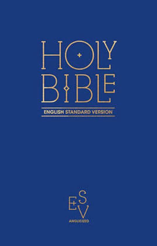 Pew bible blue - hc