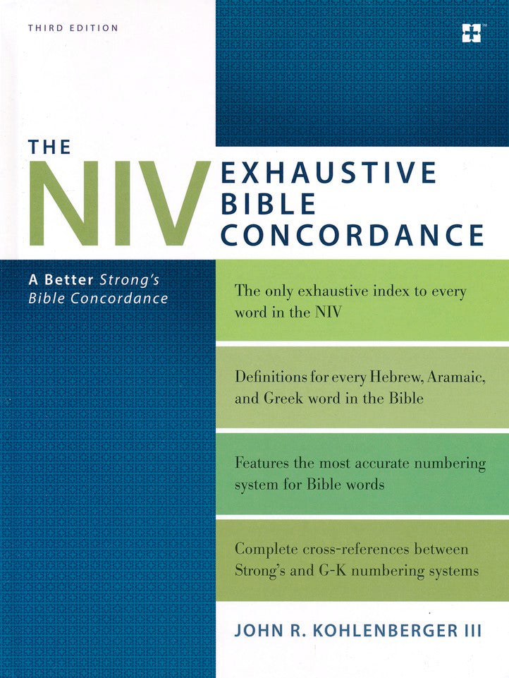 The NIV Exhaustive Bible Concordance - T