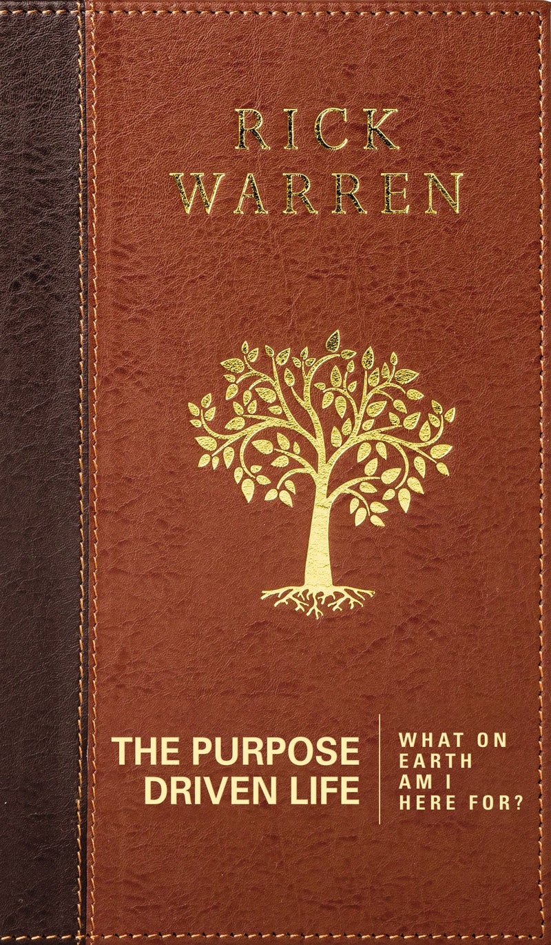 The Purpose Driven Life (10th Anniversary)-Two Tone Genuine Leather Hardcover