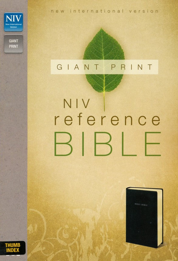 Giant Print Bible - Ind. - Black (LL)