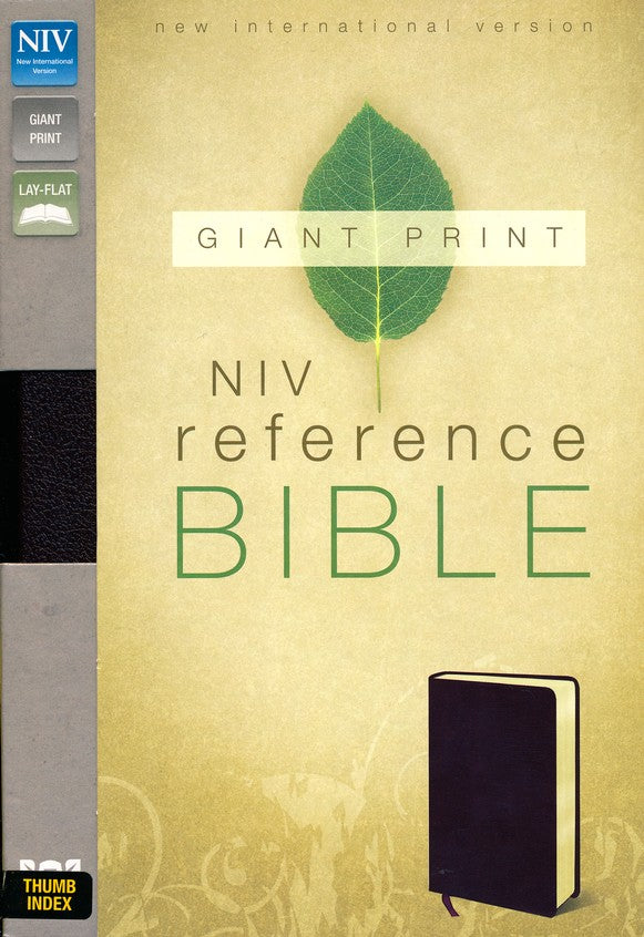 Giant Print Bible - Ind. - Burg (BL)