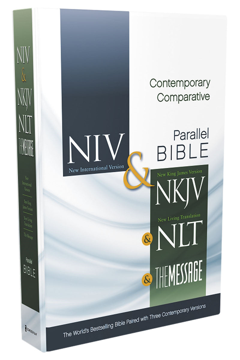 Contemporary Comparative Side-By-Side-NIV/NKJ/NLT/MS-Hardcover