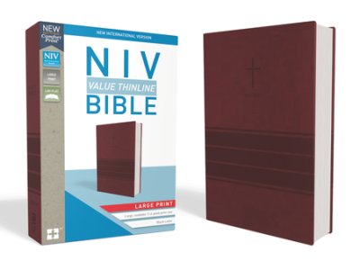 Thinline Large pr.Bible - Burgundy