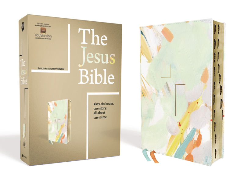 ESV The Jesus Bible-Multi-Colored Teal Leathersoft Indexed