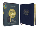 NIV Radiant Virtues Bible: A Beautiful Word Collection (Comfort Print)-Navy Blue Leathersoft