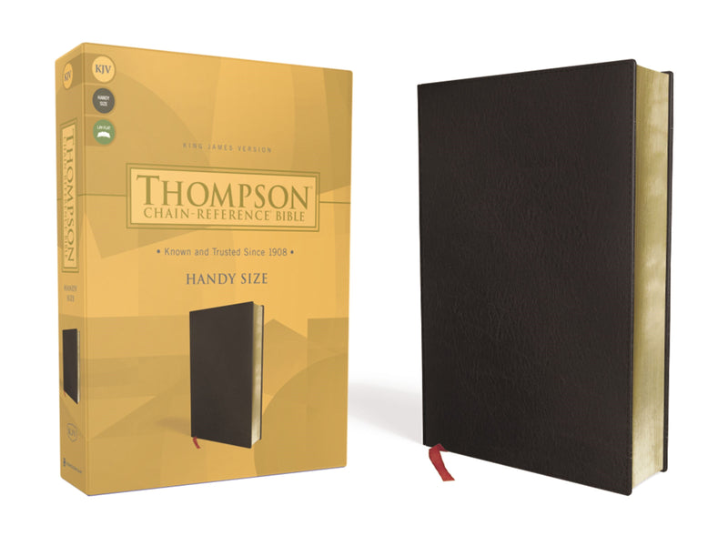 KJV Thompson Chain-Reference Bible/Handy Size-Black Bonded Leather