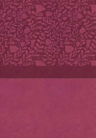 NIV Super Giant Print Reference Bible (Comfort Print)-Pink Leathersoft Indexed