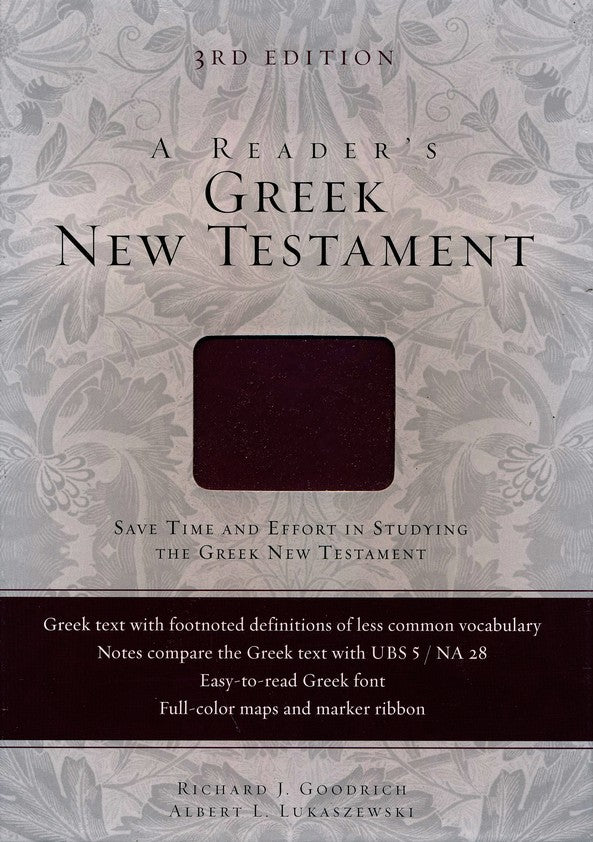 Greek new testament- Readers ed. (3rd)