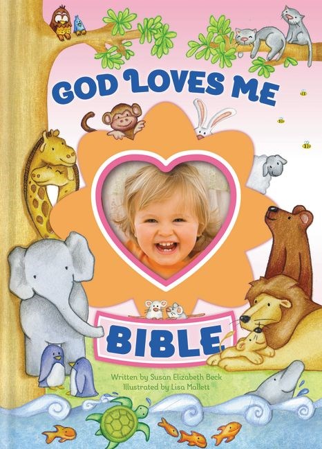 God Loves Me Bible (Newly Illustrated)-Pink