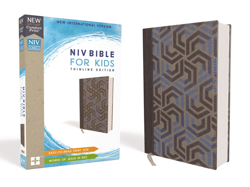 NIV Bible For Kids (Comfort Print)-Blue Cloth Over Board
