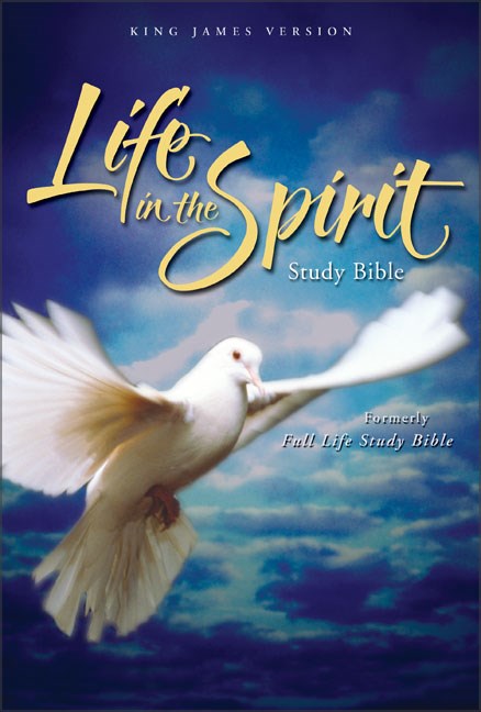 KJV Life In The Spirit Study Bible-Black Genuine