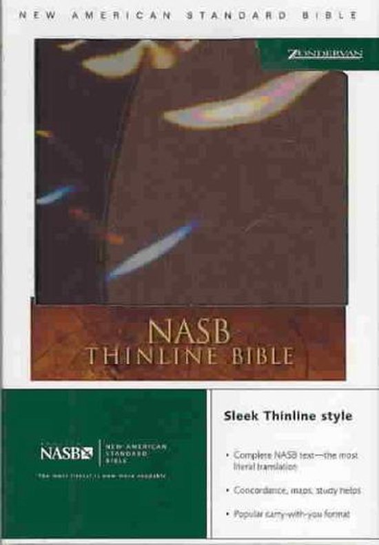 Thinline Bible - Black-  Bonded