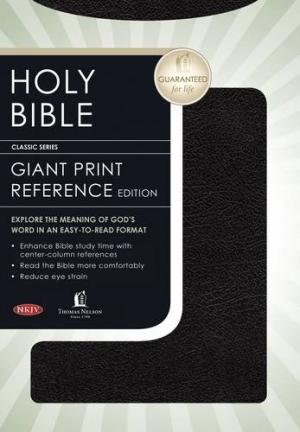 Giant Print CC Ref.Bible - Black - Index