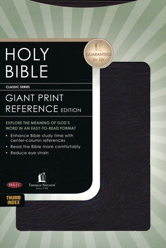 Giant Print CC Ref. Bible - Burg - Index