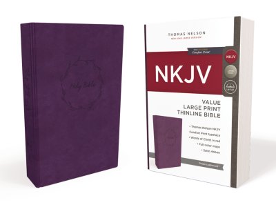 Thinline large pr. bible -  Purple